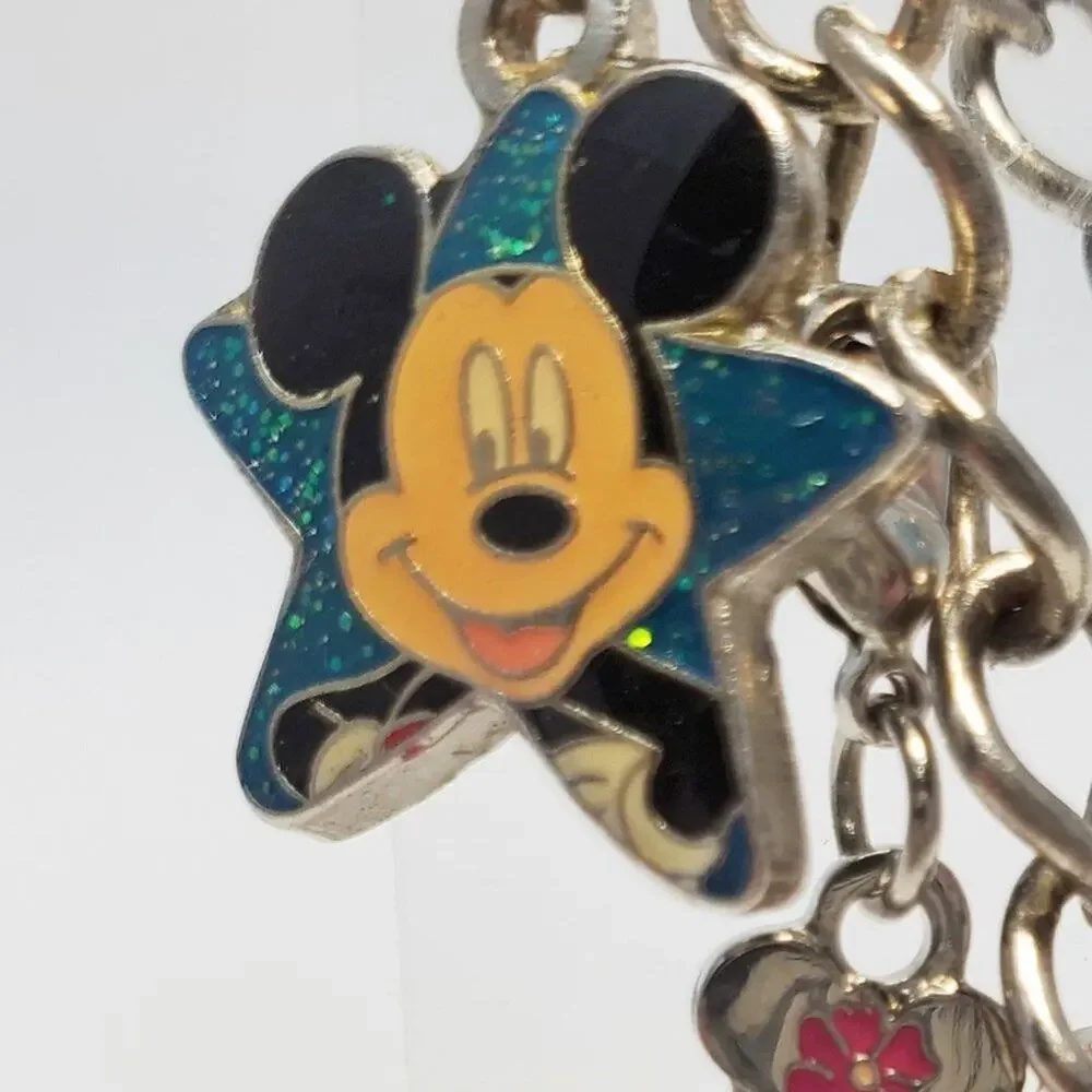 Disney Mickey and Minnie 5 Charm Bracelet: Iconic Characters